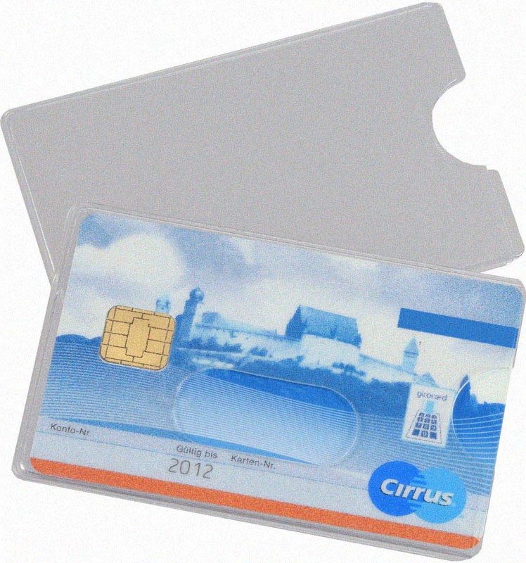 EICHNER Kreditkartenhülle transparent 9,0 x 5,9 cm, 10 St.