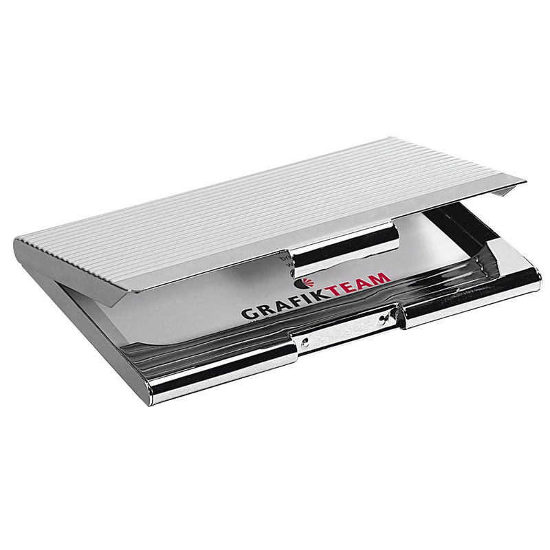 SIGEL Visitenkartenetui silber, für bis zu 20 Visitenkarten