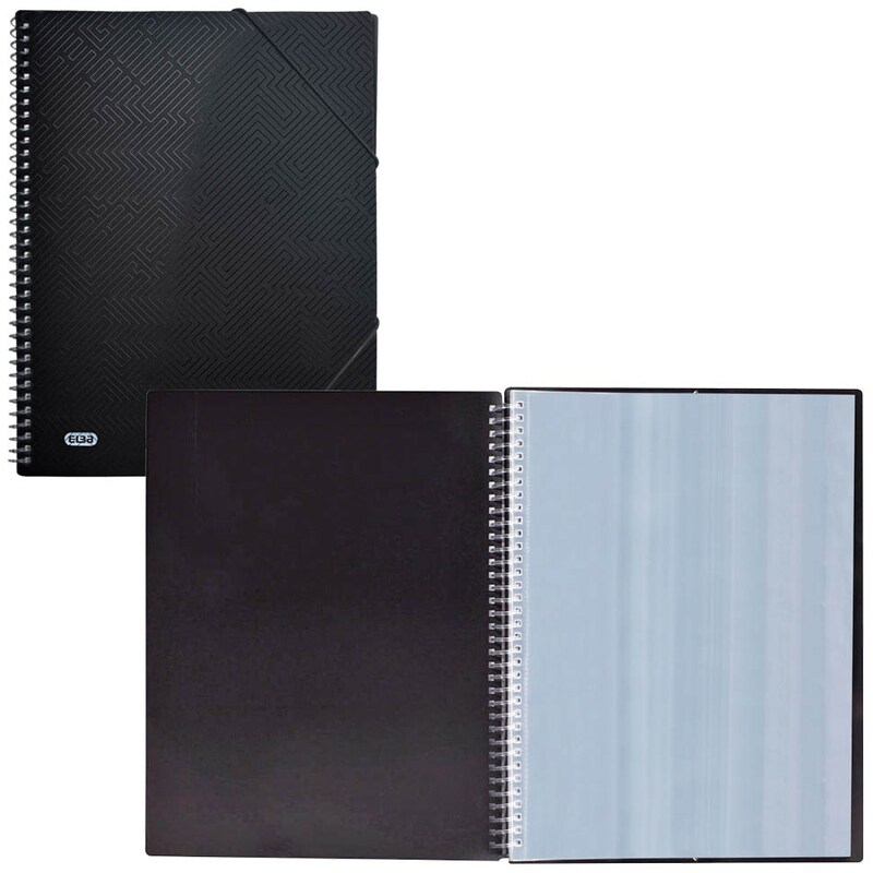 ELBA URBAN Sichtbuch DIN A4, 40 Hüllen schwarz, 1 St.