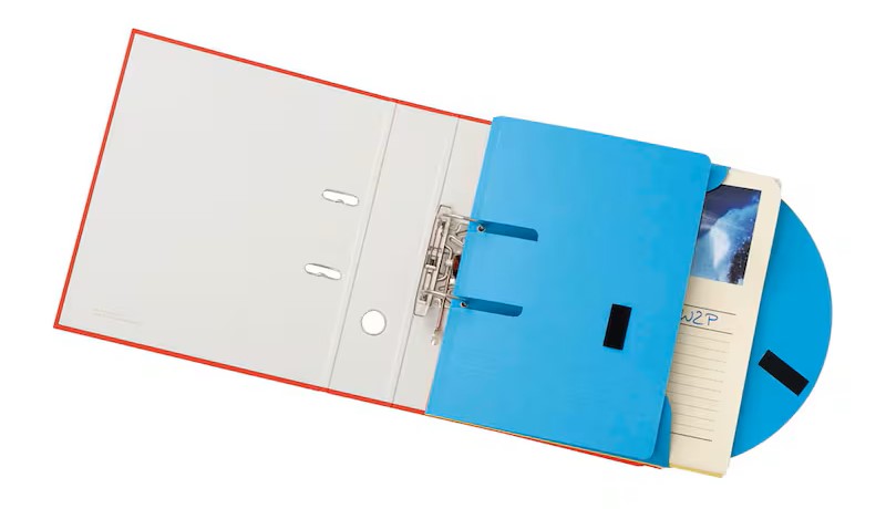 ELCO Ösenhefter Ordo Collecto Karton farbsortiert DIN A4 überbreit, 10 St.