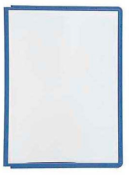 DURABLE Sichttafeln SHERPA® PANEL DIN A4 blau, Öffnung oben, 5 St.