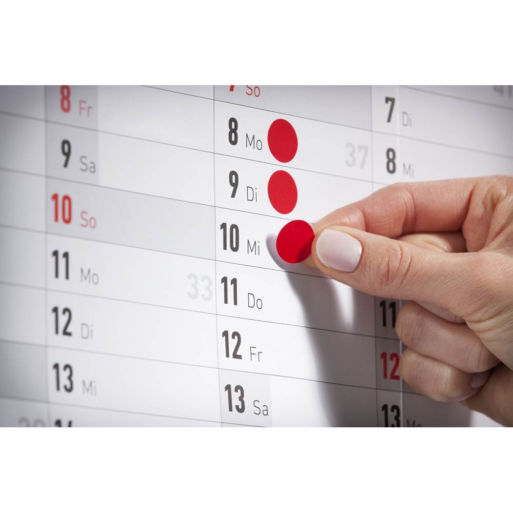 Avery Zweckform 3088 Klebepunkte 12 mm mehrfarbig (5 Bögen a 54 Stück)