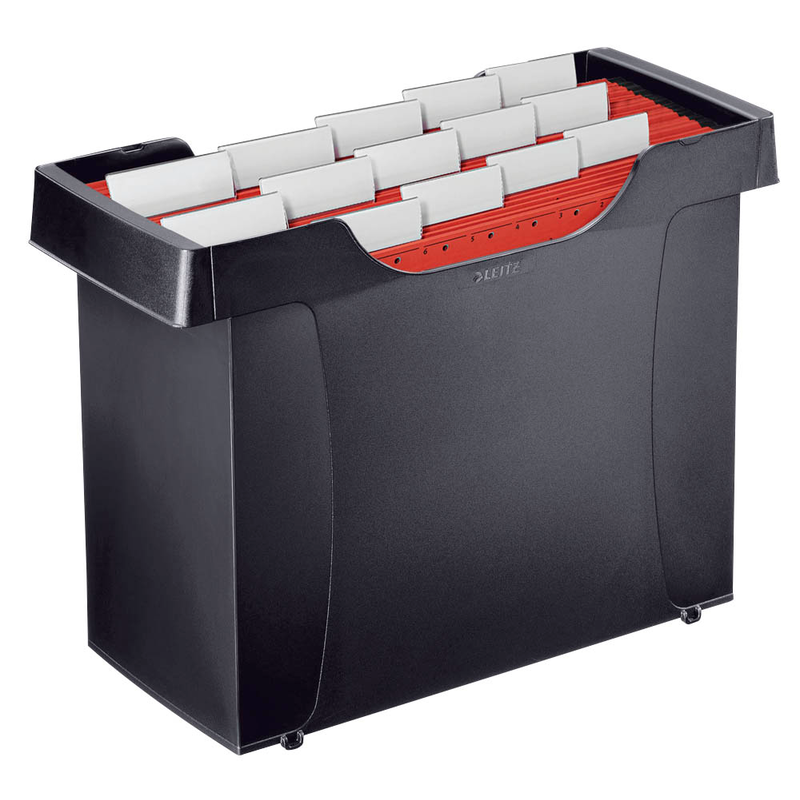 LEITZ Hängeregister-Box ohne Mappen Plus Uni-Box 1908 schwarz