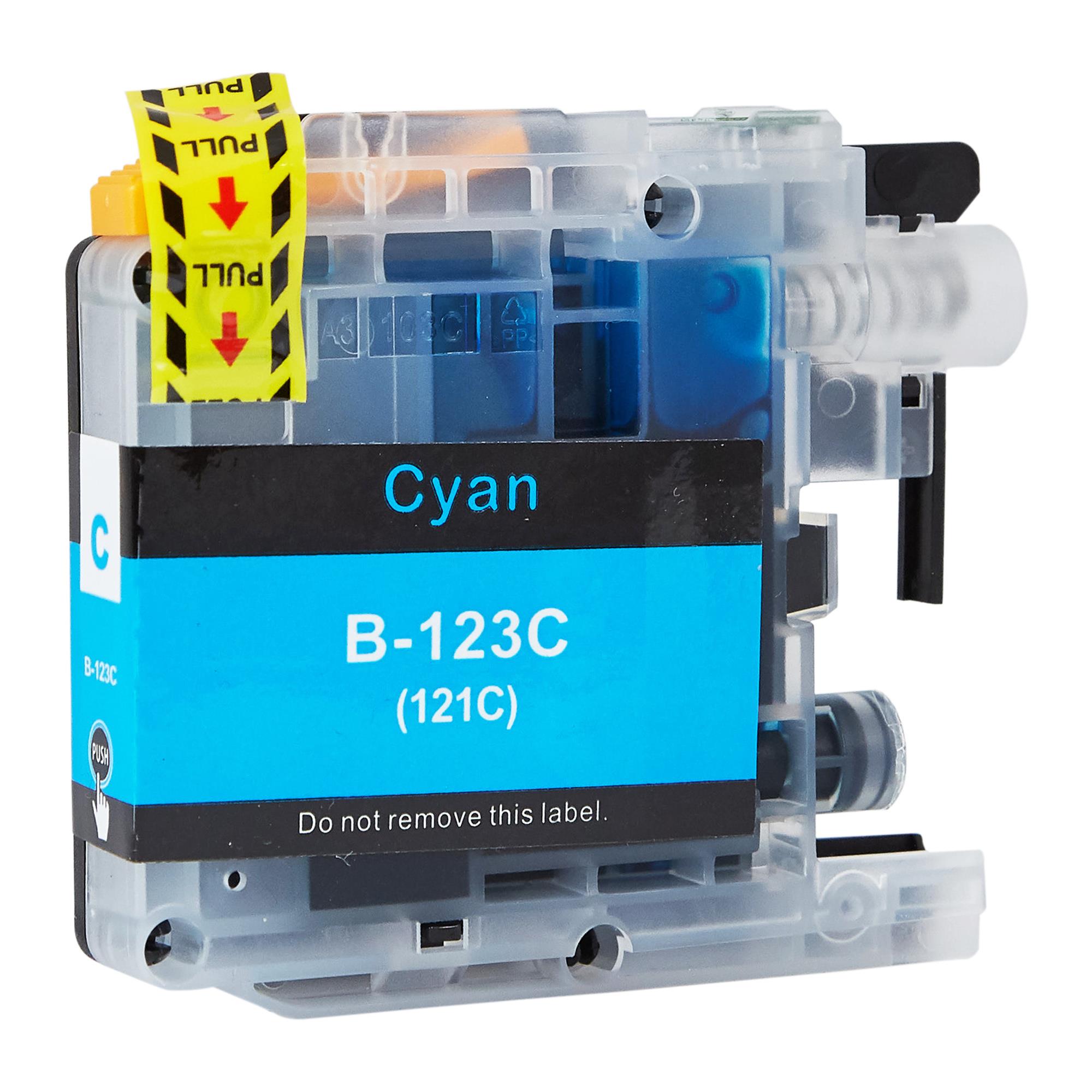 Alternativ zu Brother LC-123C Tinte Cyan