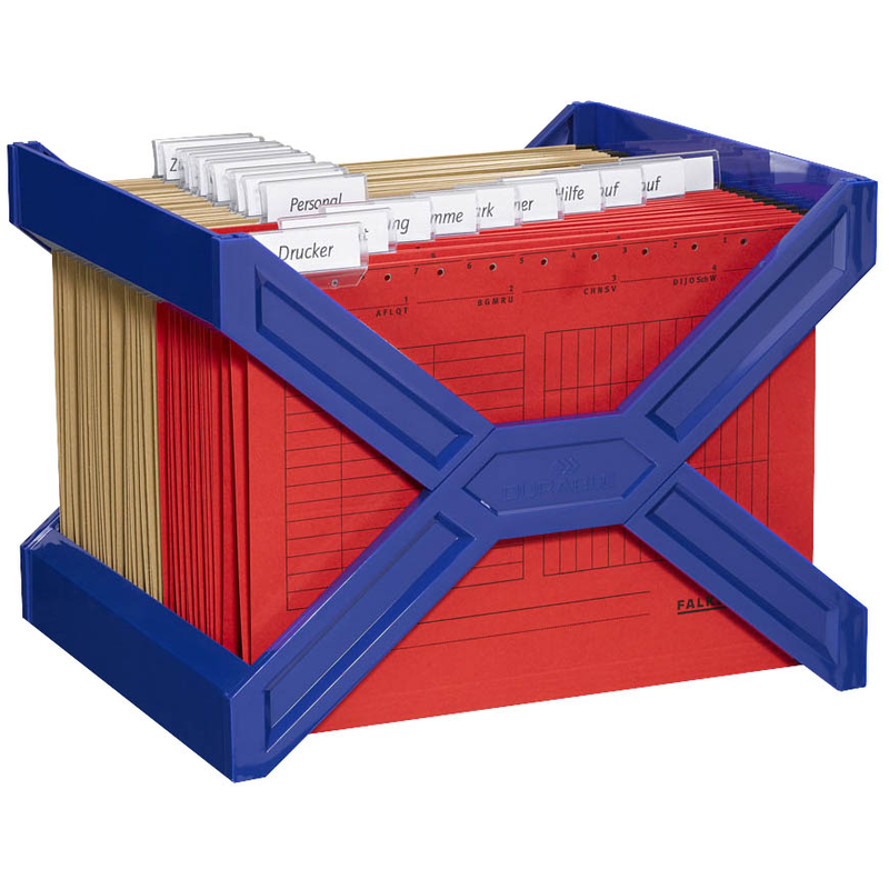 DURABLE Hängeregistraturkorb ohne Mappen CARRY Plus blau