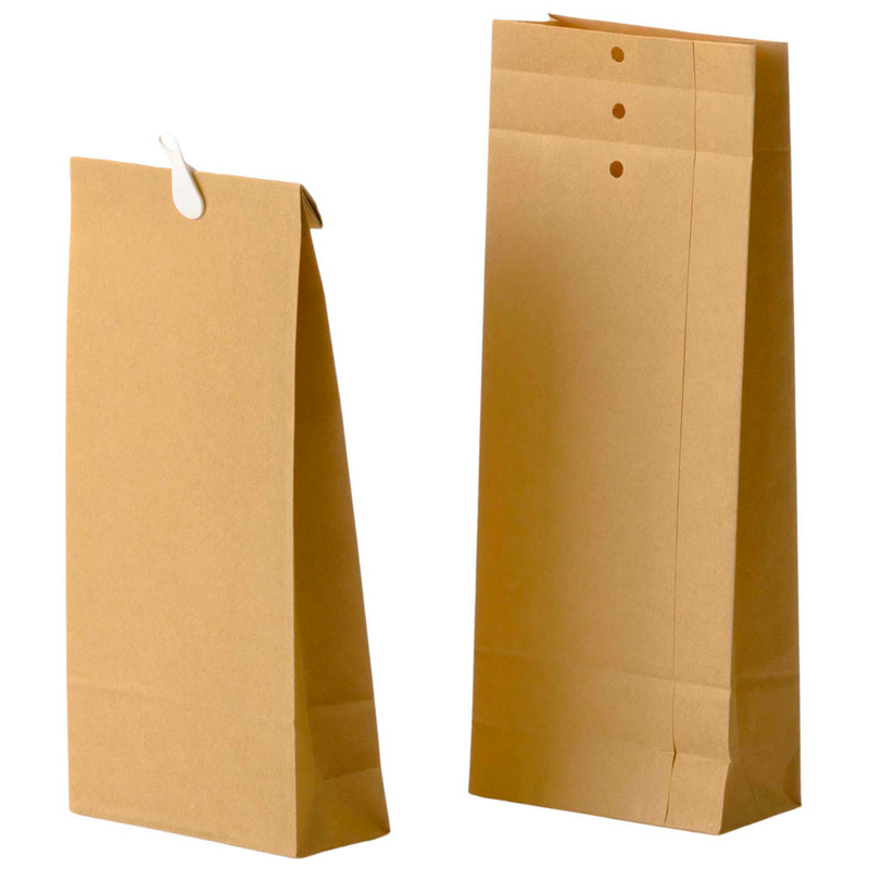 BONG Musterbeutel M60 ohne Fenster braun mit 5,0 cm Falte, 250 St.