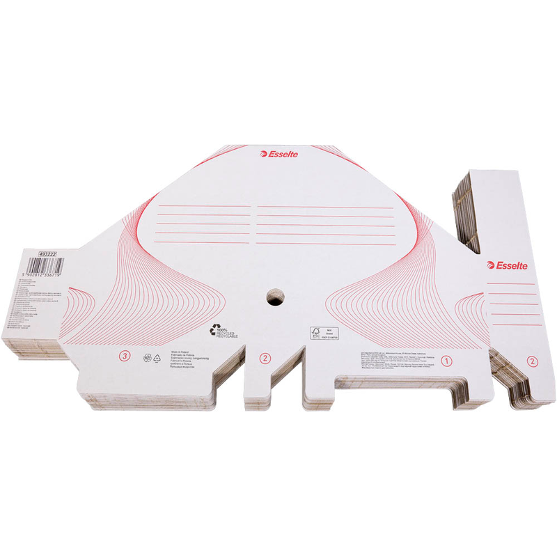 Esselte Archiv-Stehsammler weiß, 25 St.